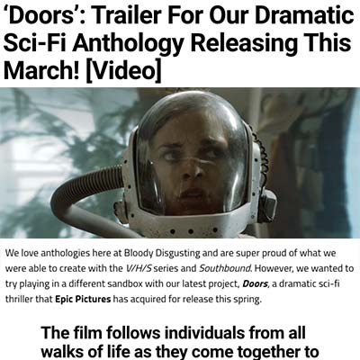 ‘Doors’: Trailer For Our Dramatic Sci-Fi Anthology Releasing This March! [Video]